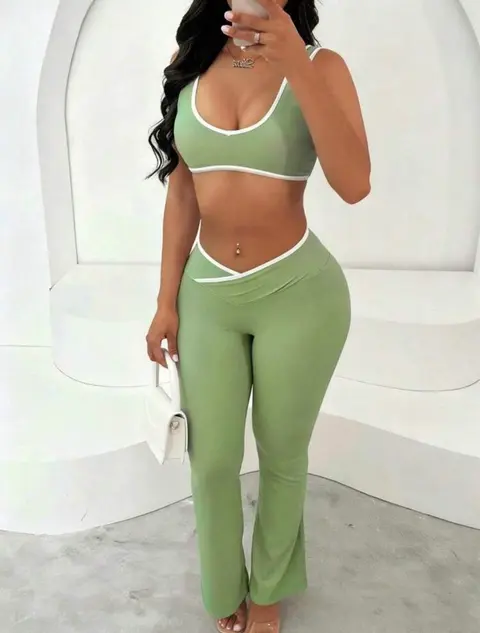 Conjunto de verano · Verde claro
